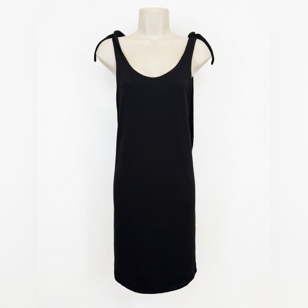 FP Beach by Free People Black Wrap Mini Dress Size M NWOT
